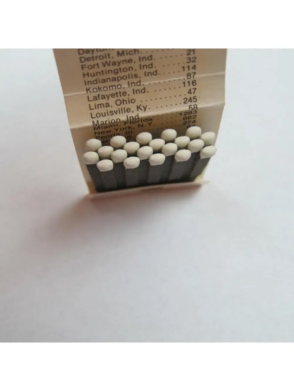 4 Matchbooks Indiana Bill Knapp's Hickory Lane The Rustic Cabin Back 4o Junction